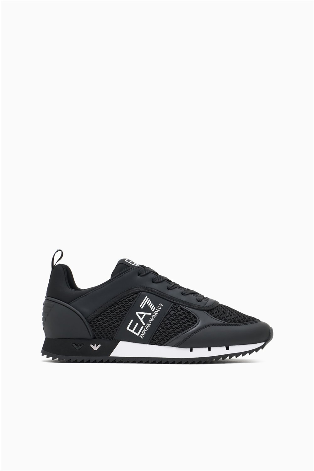 EA7 Black And White 10Th Anniversary Sneakers Siyah