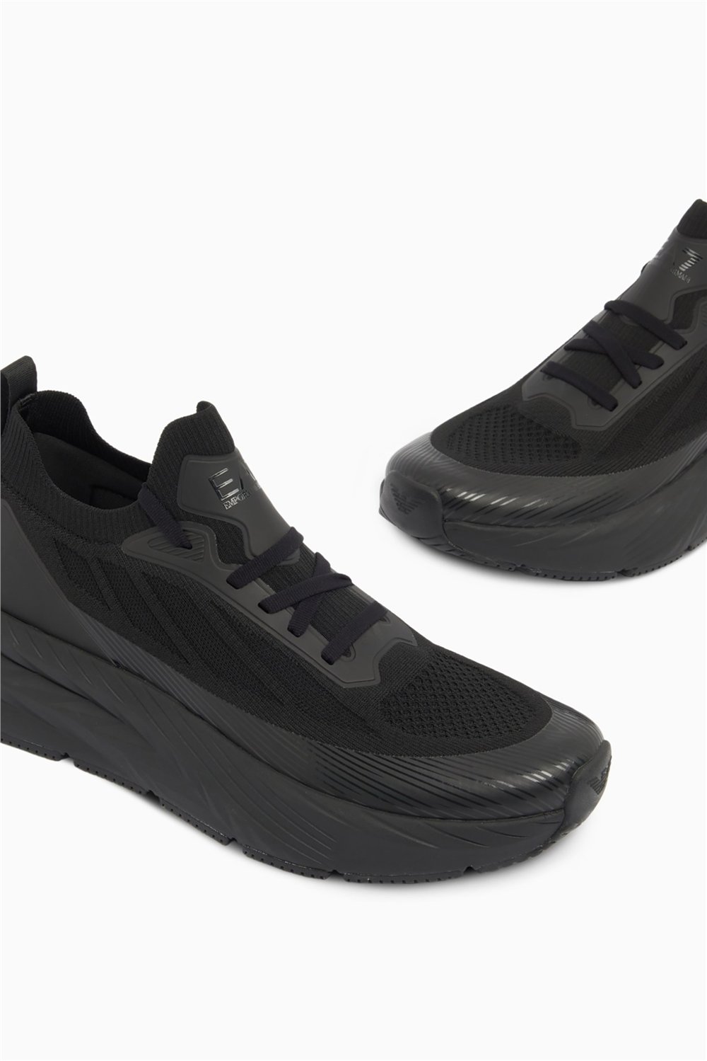 EA7 Black And White 10Th Anniversary Sneakers