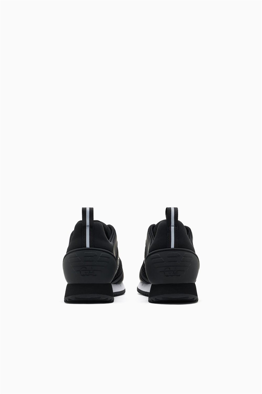 EA7 Black And White 10Th Anniversary Sneakers Siyah