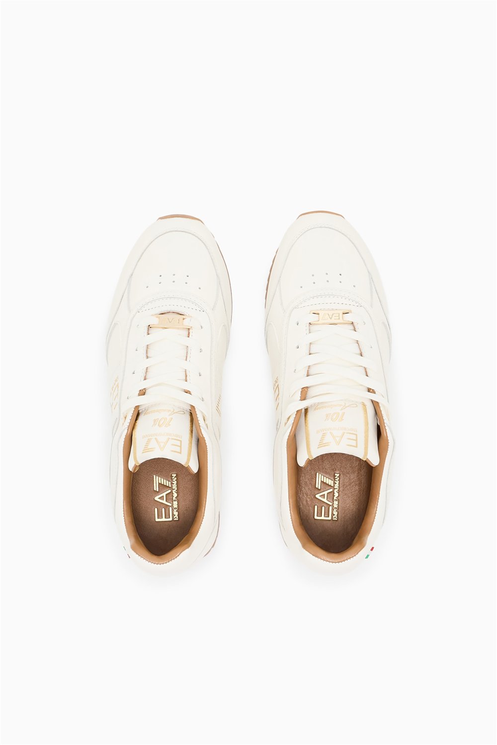 EA7 Black And White 10Th Anniversary Sneakers