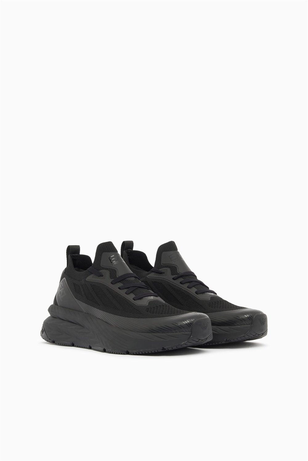 EA7 Black And White 10Th Anniversary Sneakers