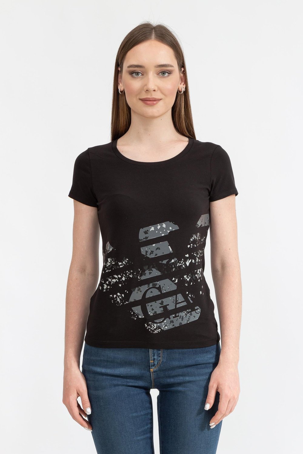 EA7 Emporio Armani Kadın T-Shirt Siyah