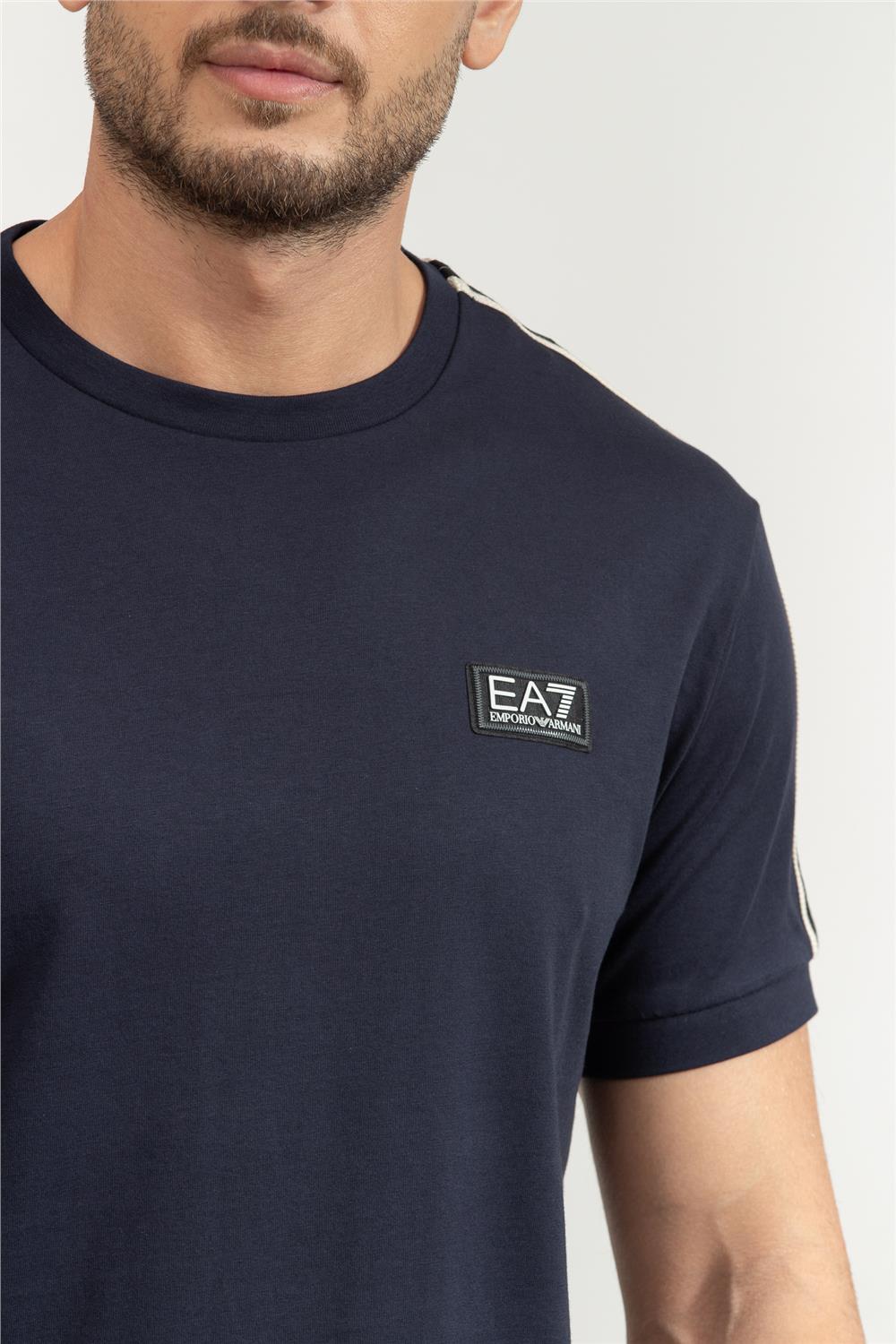 EA7 Erkek Bisiklet Yaka T-Shirt