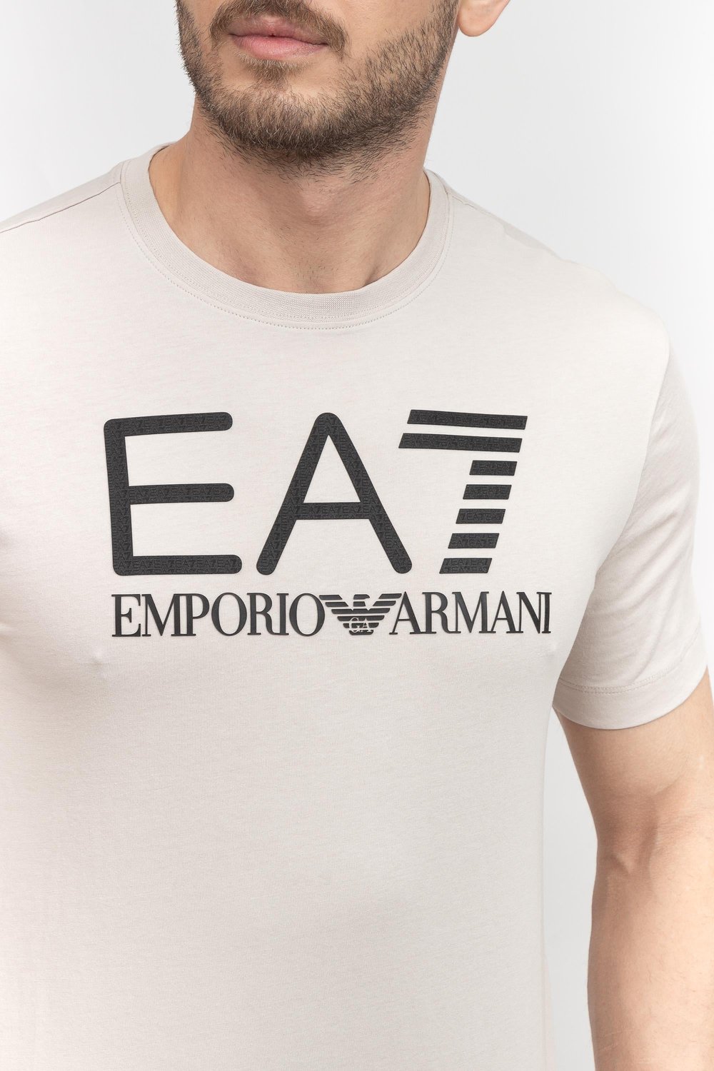 EA7 Erkek Bisiklet Yaka T-Shirt