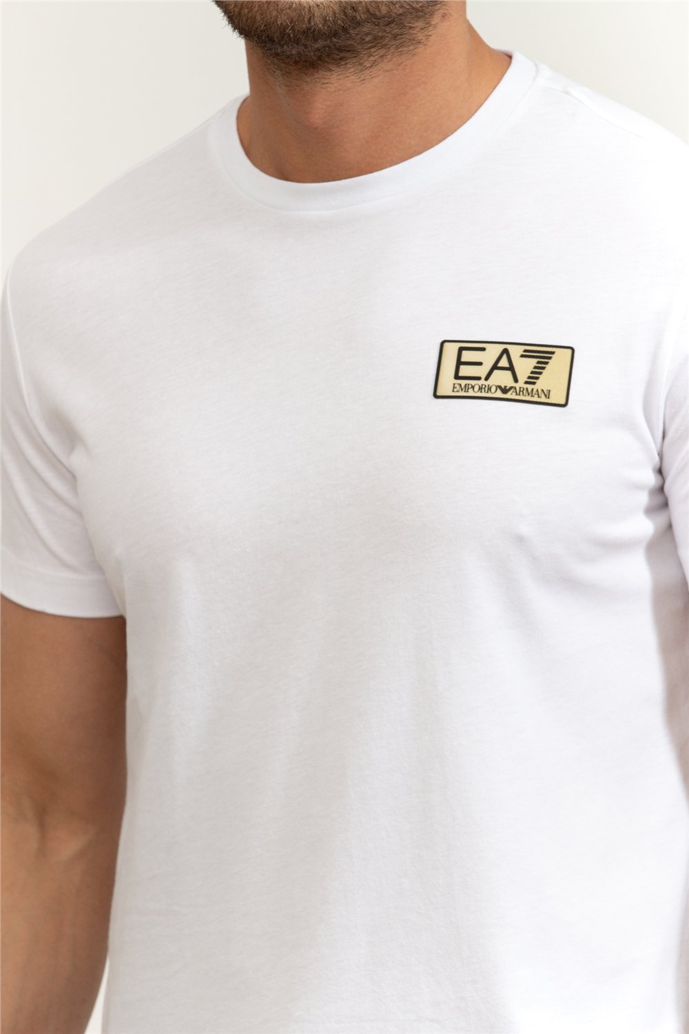 EA7 Erkek Bisiklet Yaka T-Shirt