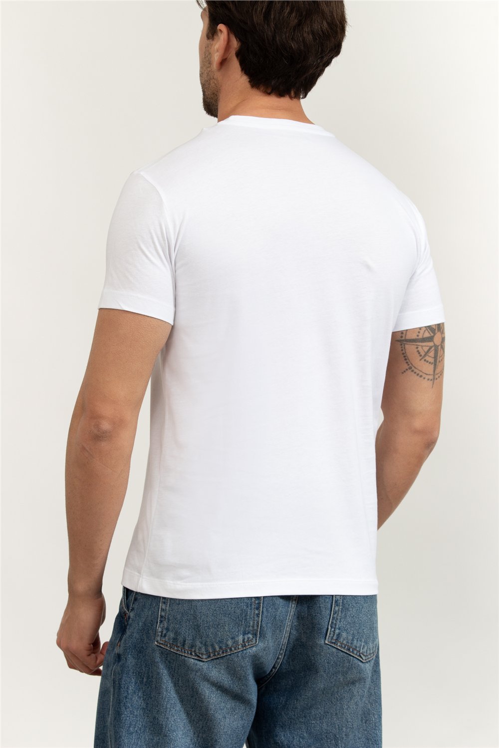 EA7 Erkek Bisiklet Yaka T-Shirt