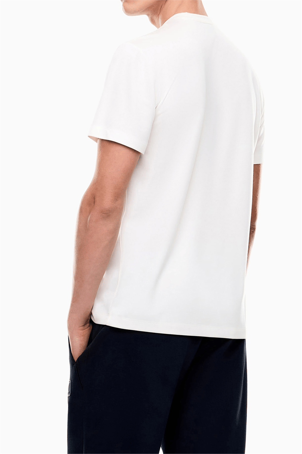EA7 Erkek Bisiklet Yaka T-Shirt Çok Renkli