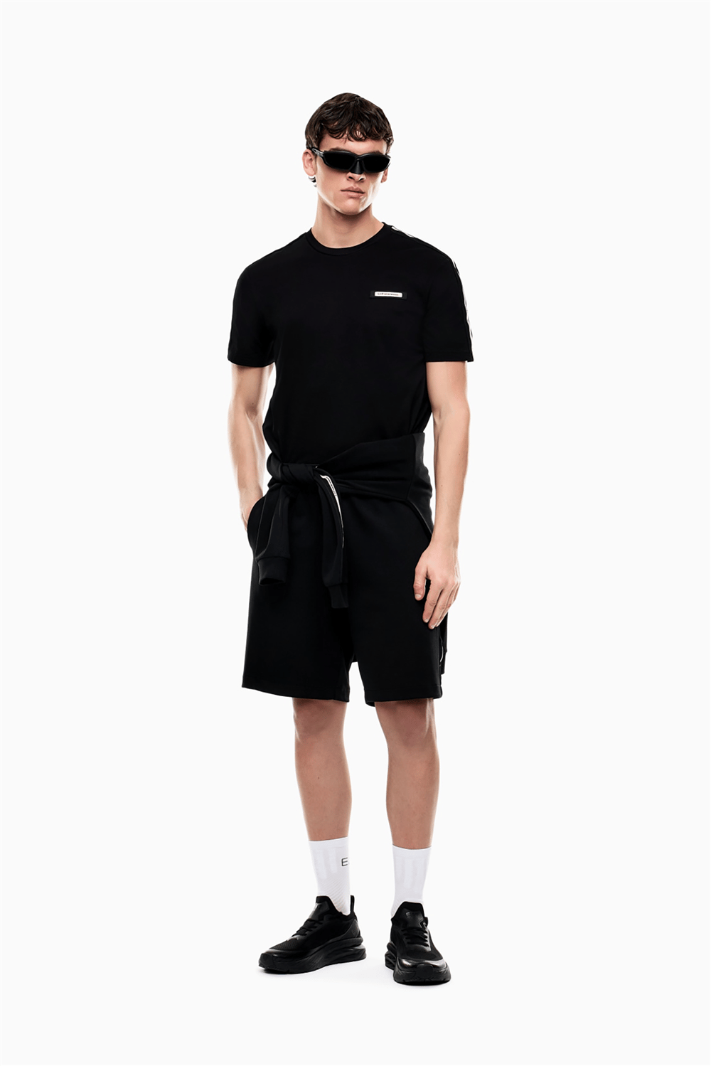 EA7 Erkek Bisiklet Yaka T-Shirt