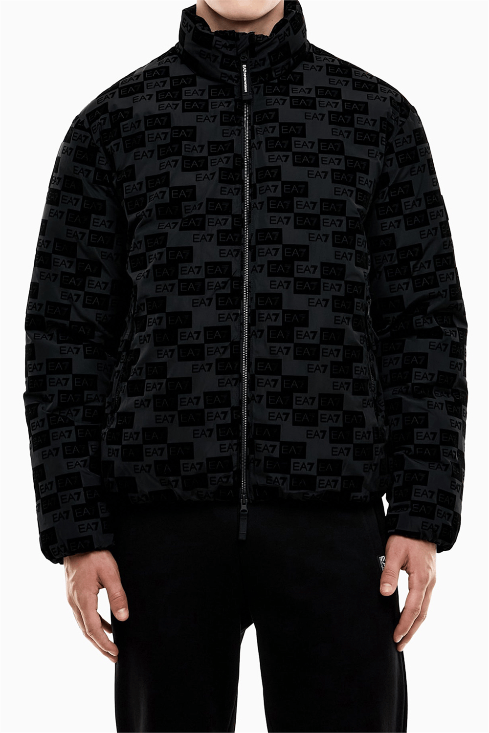 EA7 Erkek Bomber Mont Siyah