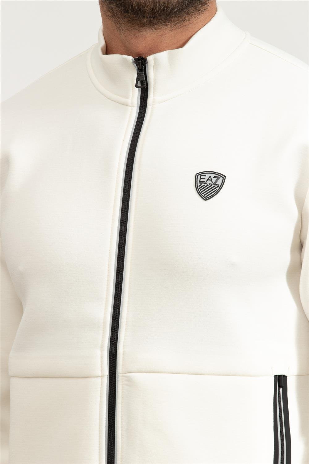 EA7 Erkek Fermuarlı Sweatshirt