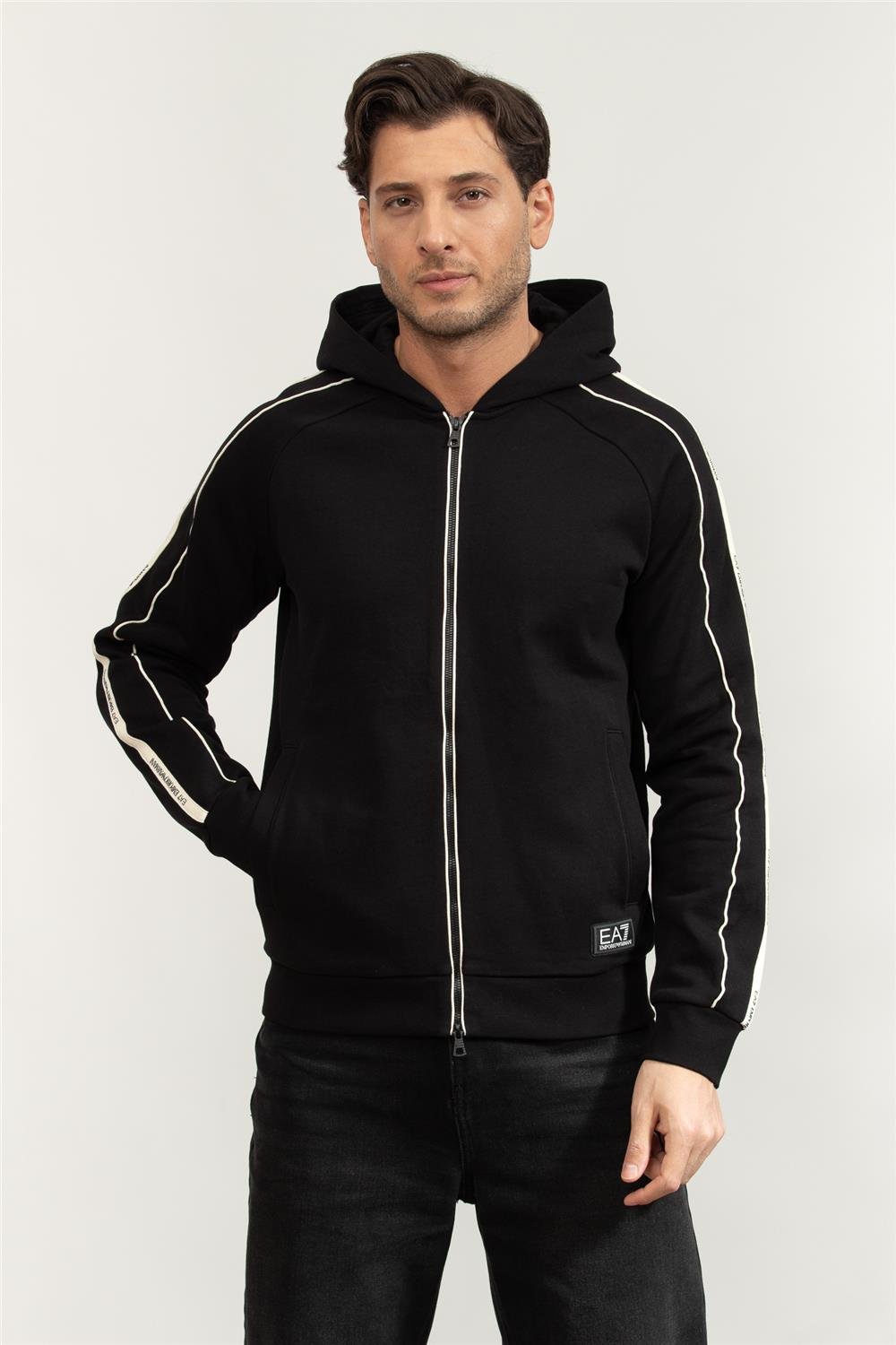 EA7 Erkek Fermuarlı Sweatshirt