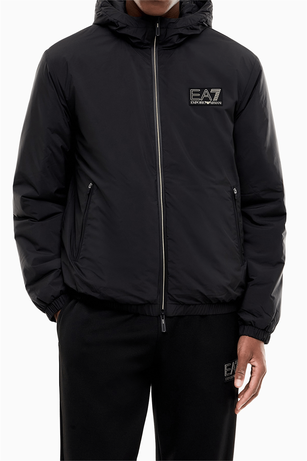 EA7 Erkek Mont Siyah