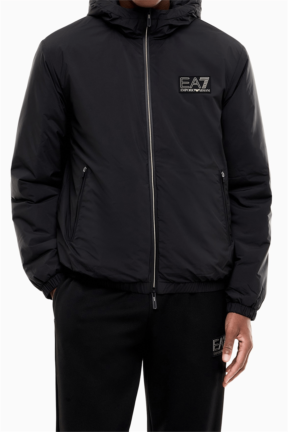 EA7 Erkek Mont Siyah
