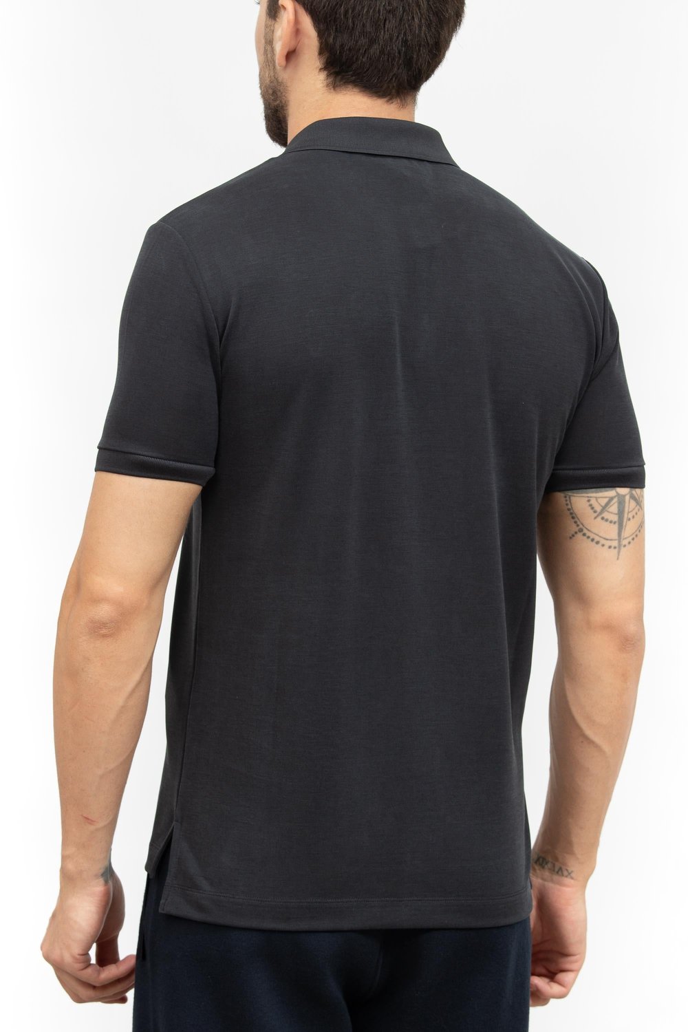 EA7 Erkek Polo Yaka T-Shirt Siyah