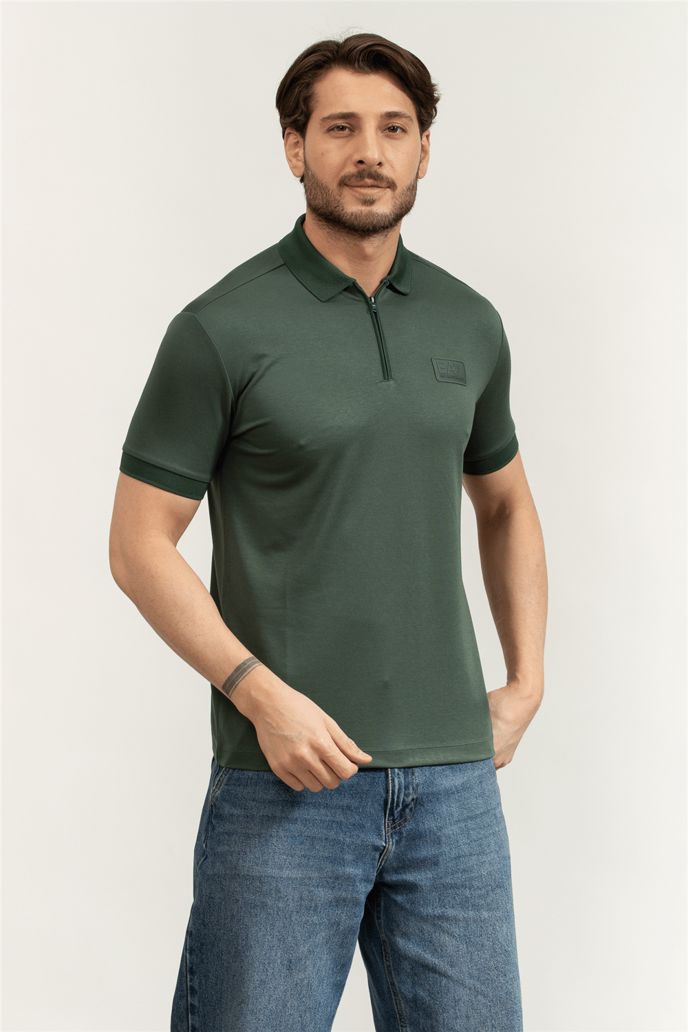 EA7 Erkek Polo Yaka T-Shirt Çok Renkli