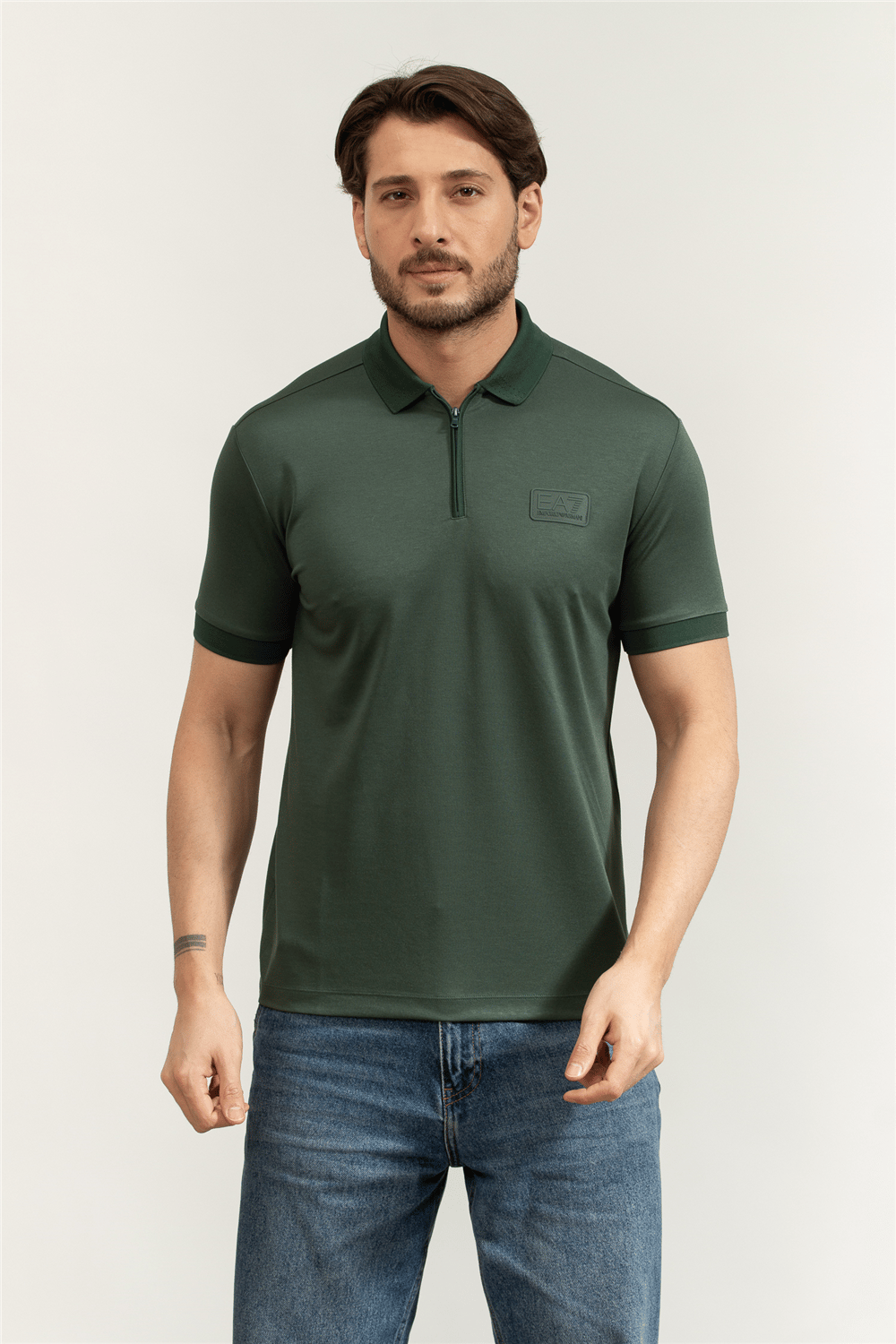 EA7 Erkek Polo Yaka T-Shirt Çok Renkli