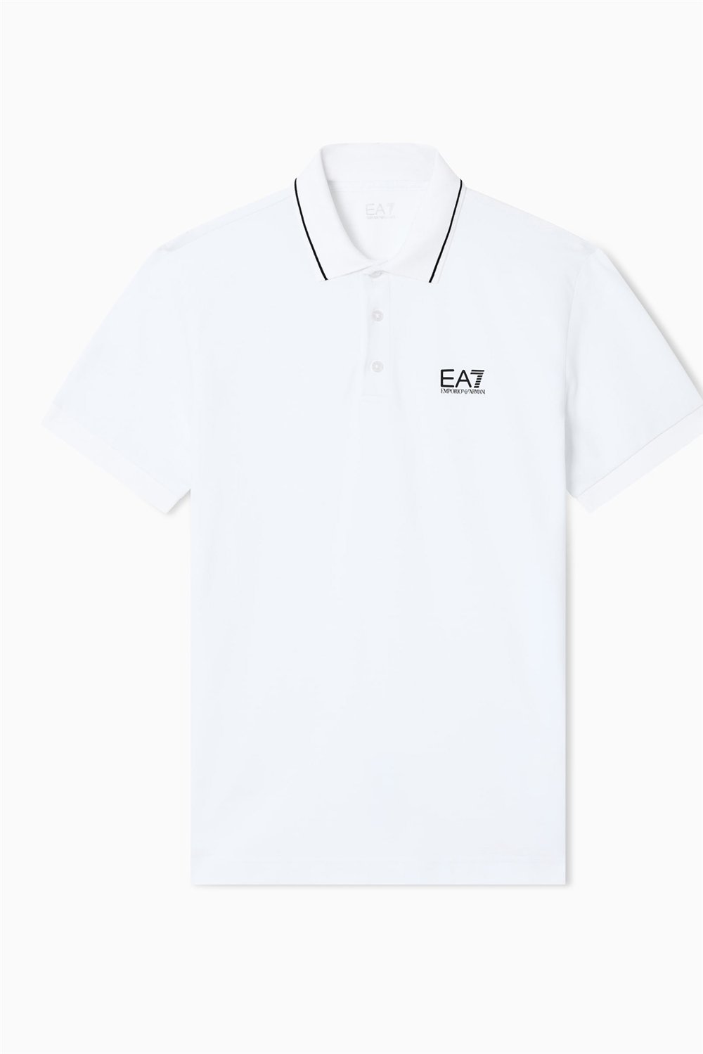 EA7 Erkek Polo Yaka T-Shirt Beyaz