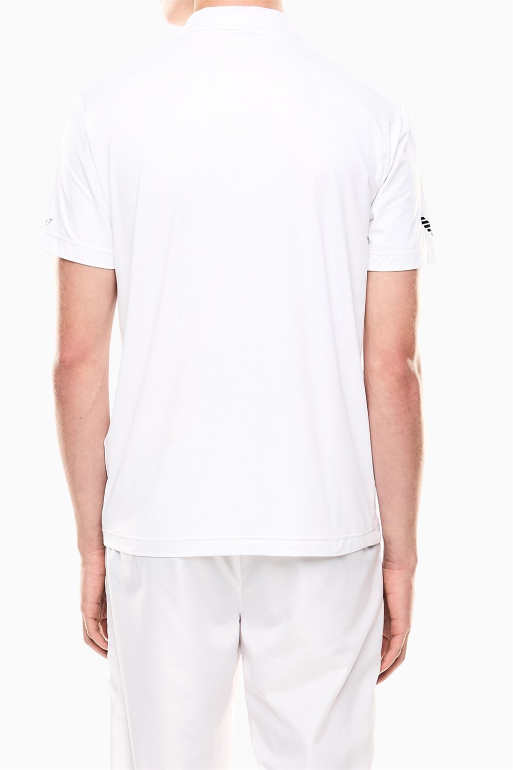 EA7 Erkek Polo Yaka T-Shirt Beyaz