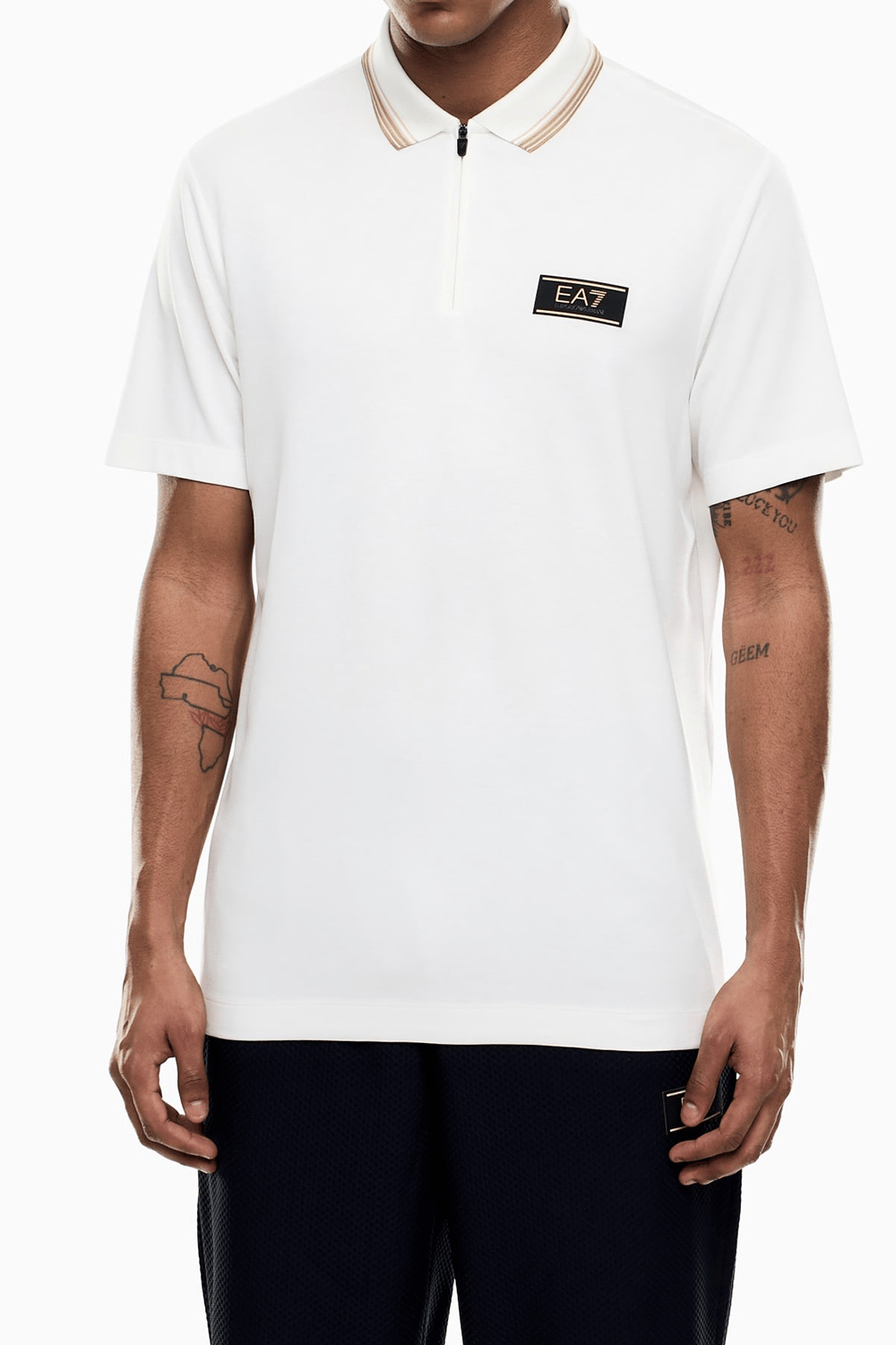 EA7 Erkek Polo Yaka T-Shirt Çok Renkli