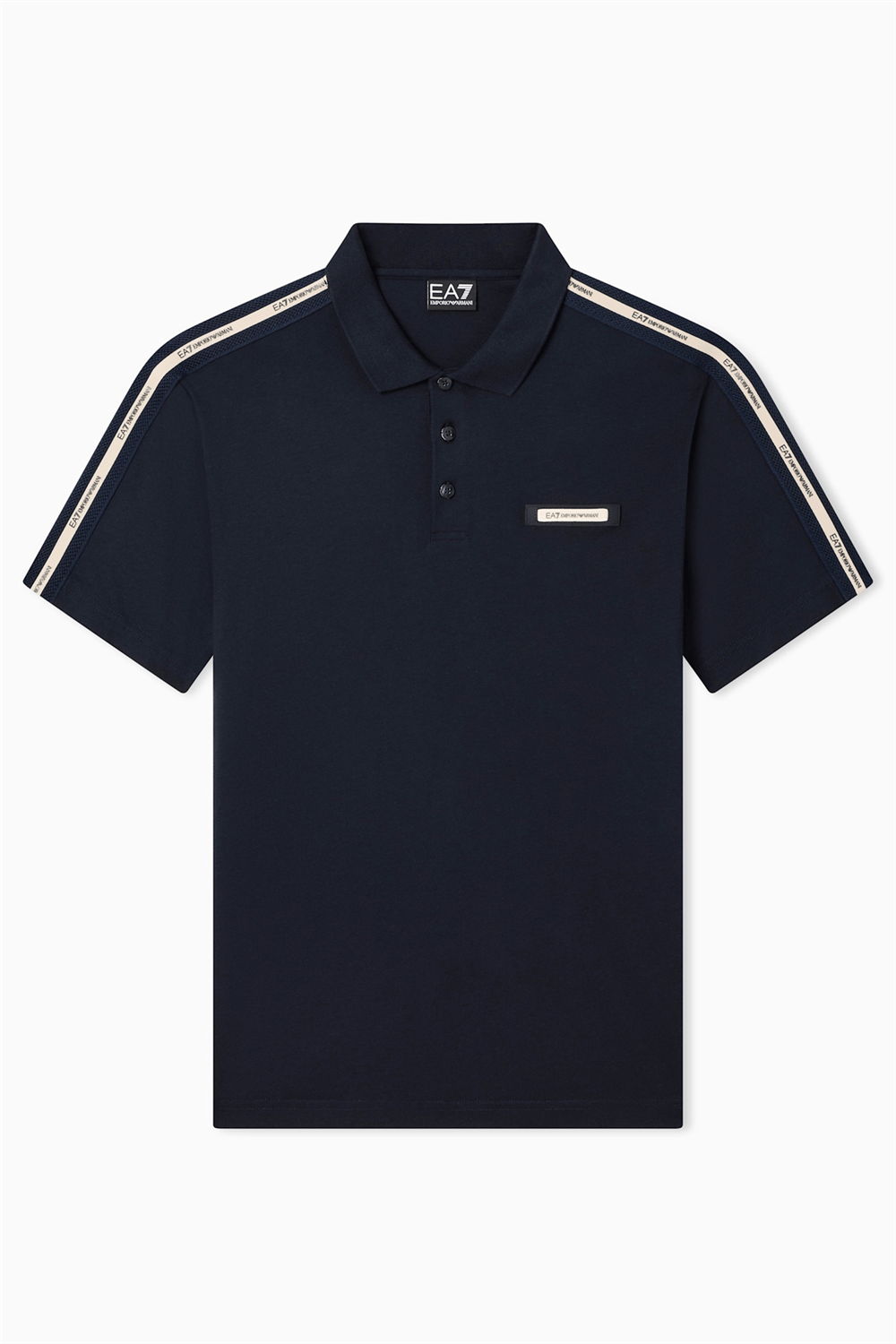 EA7 Erkek Polo Yaka T-Shirt Mavi