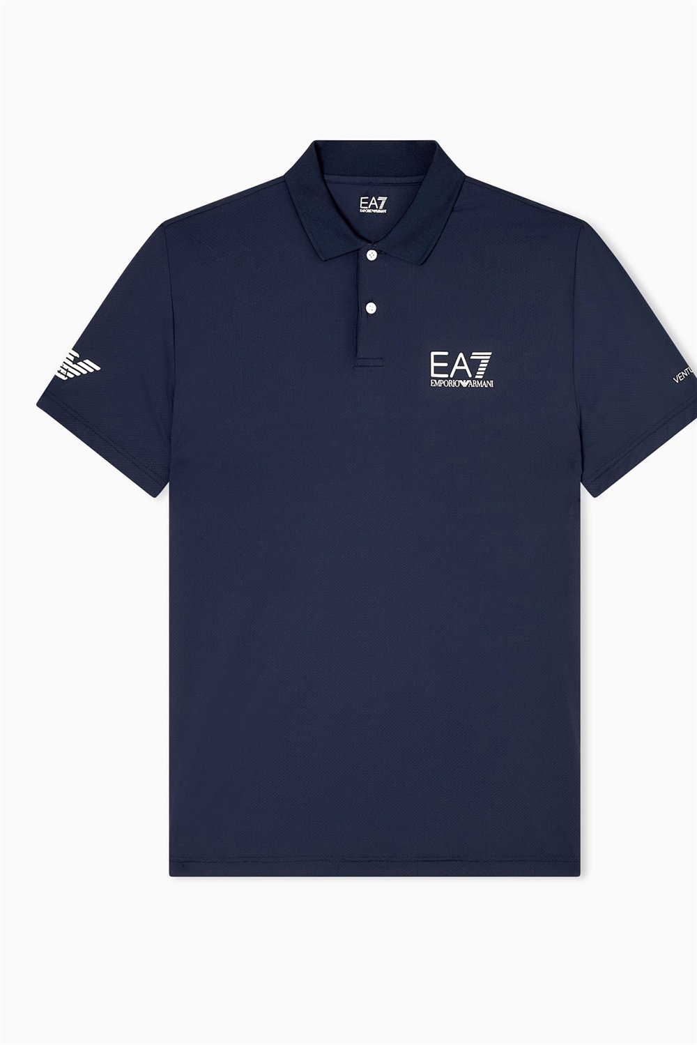 EA7 Erkek Polo Yaka T-Shirt Mavi