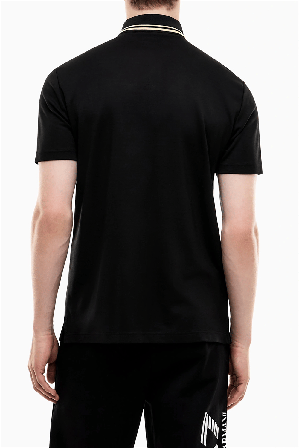 EA7 Erkek Polo Yaka T-Shirt Siyah