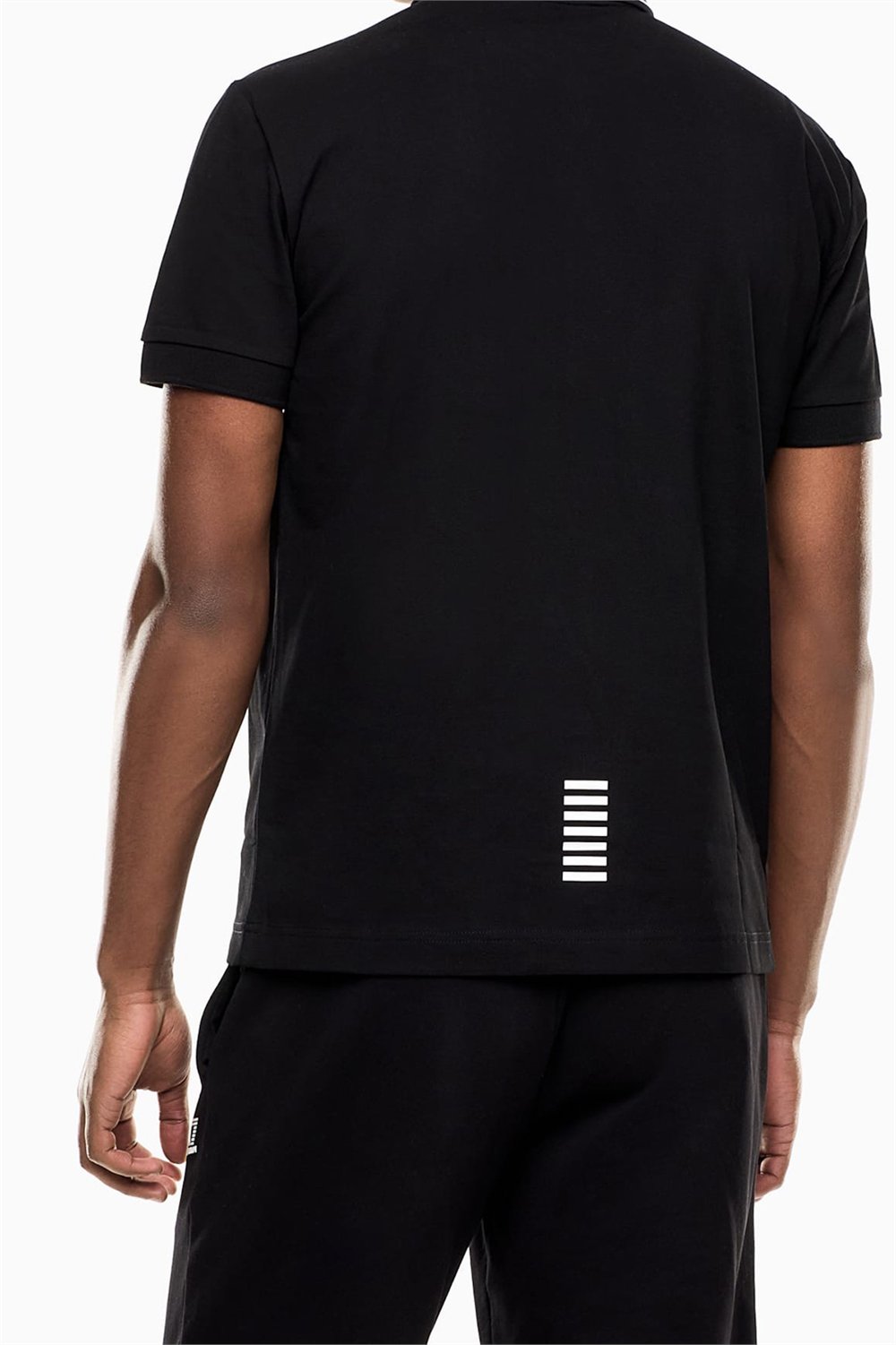 EA7 Erkek Polo Yaka T-Shirt Siyah