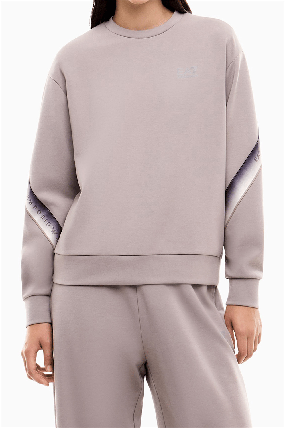 EA7 Kadın Bisiklet Yaka Sweatshirt