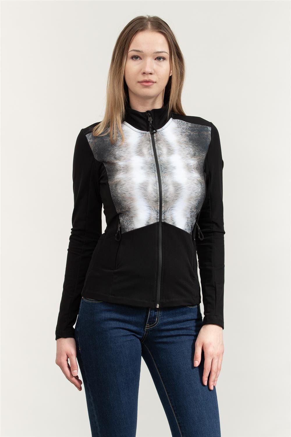 EA7 Kadın Fermuarlı Sweatshirt