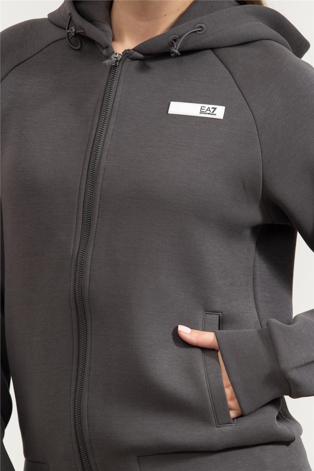 EA7 Kadın Kapüşonlu Sweatshirt