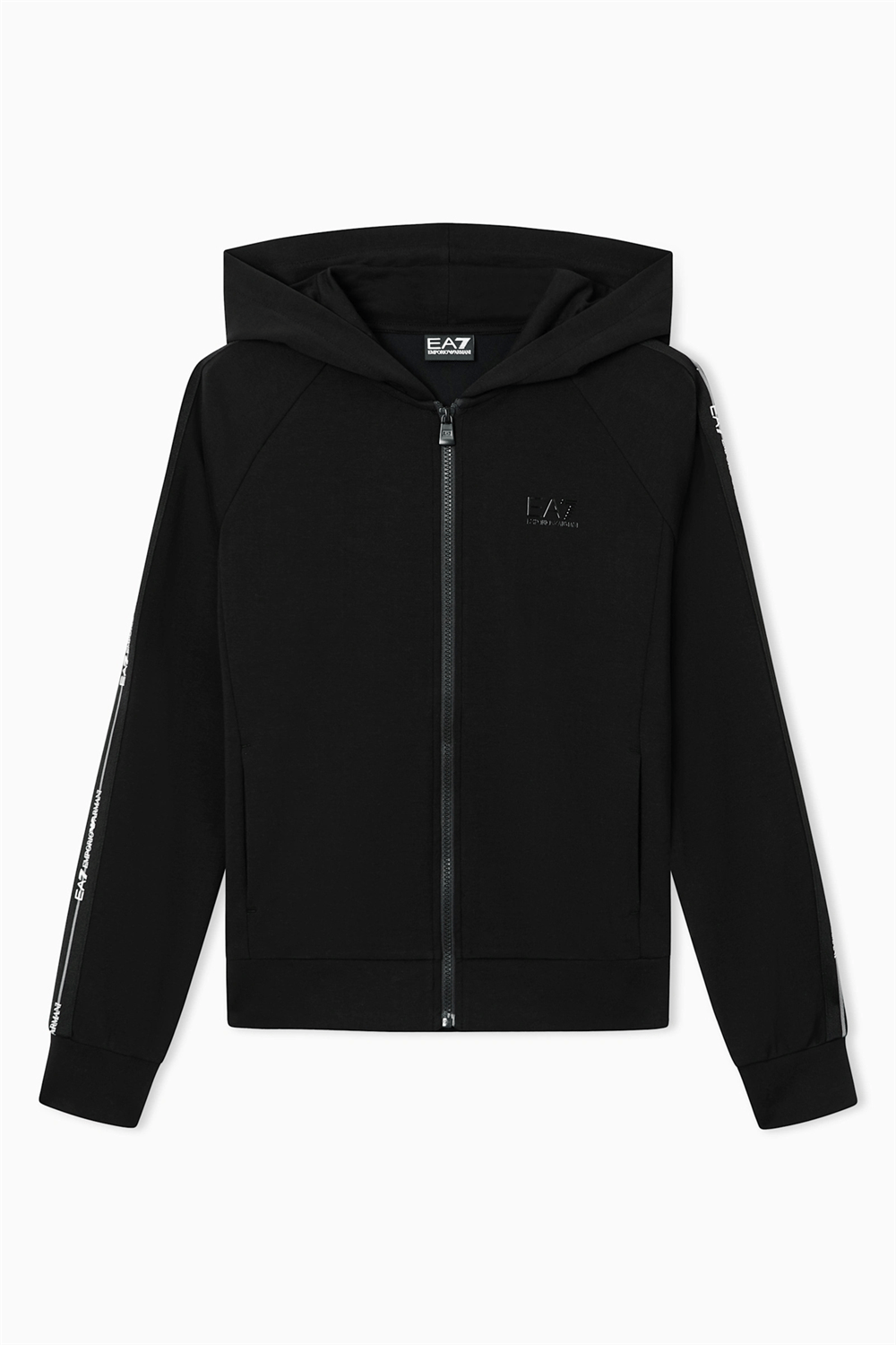 EA7 Kadın Kapüşonlu Sweatshirt Siyah