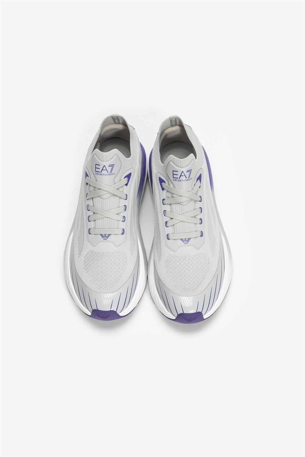 EA7 Black And White 10Th Anniversary Sneakers Gri