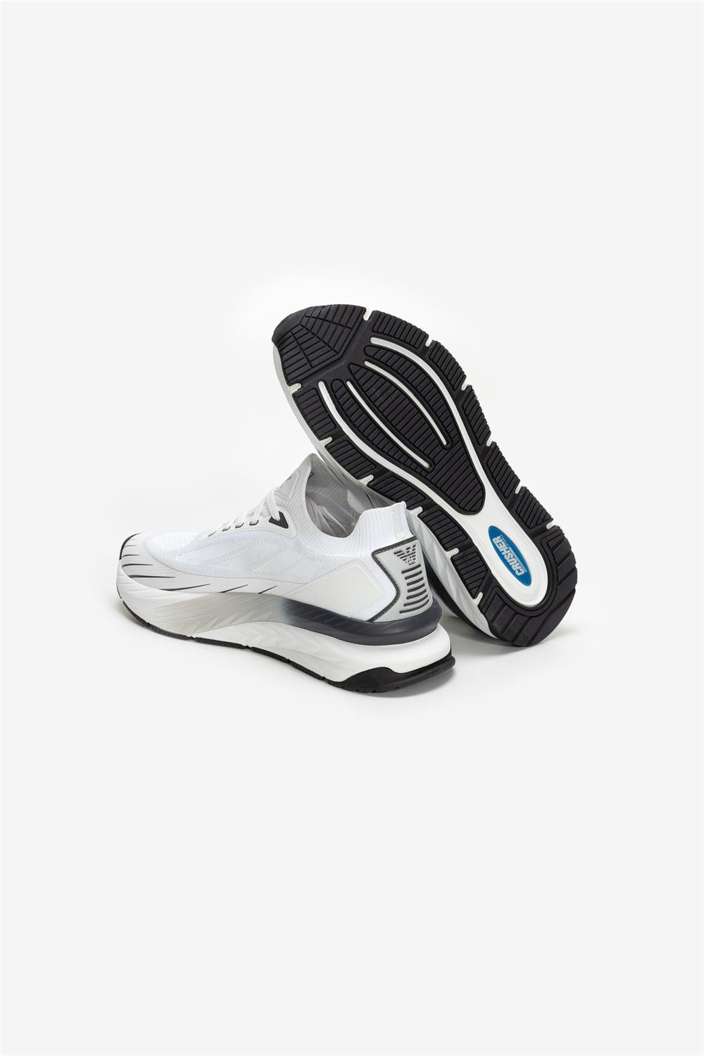 EA7 Black And White 10Th Anniversary Sneakers