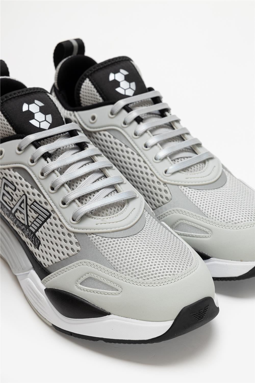 EA7 Black And White 10Th Anniversary Sneakers