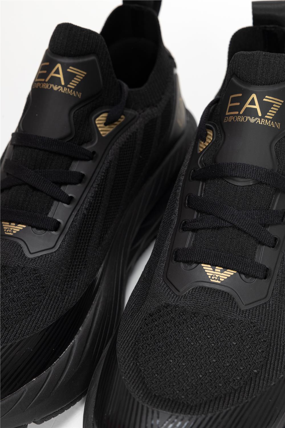 EA7 Black And White 10Th Anniversary Sneakers