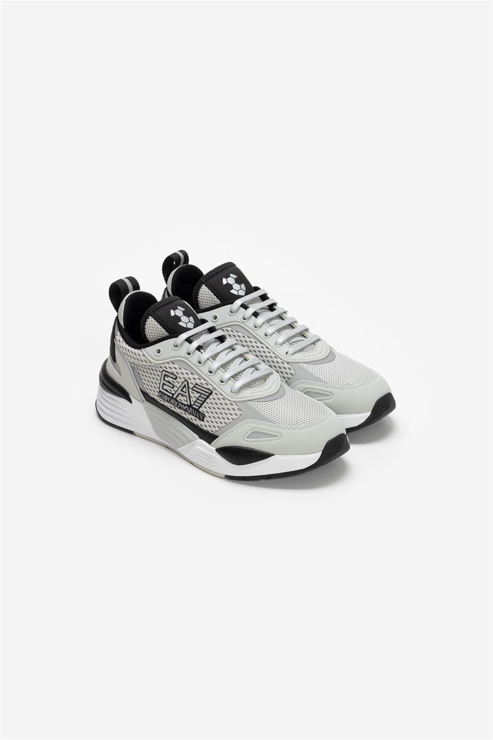 EA7 Black And White 10Th Anniversary Sneakers