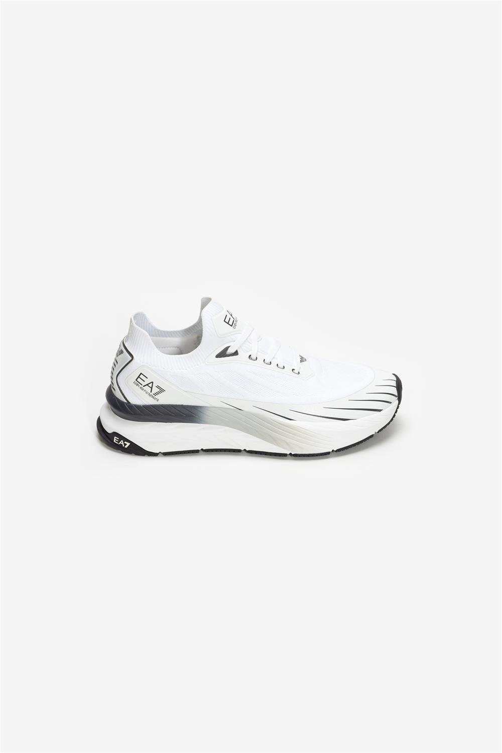EA7 Black And White 10Th Anniversary Sneakers