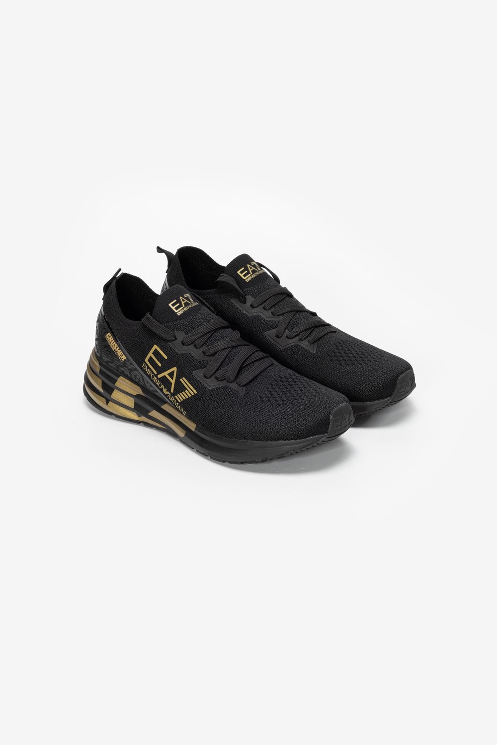 EA7 Black And White 10Th Anniversary Sneakers