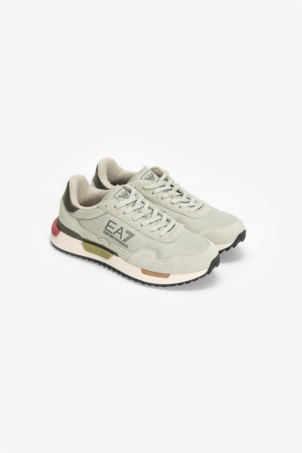 EA7 Black And White 10Th Anniversary Sneakers Çok Renkli