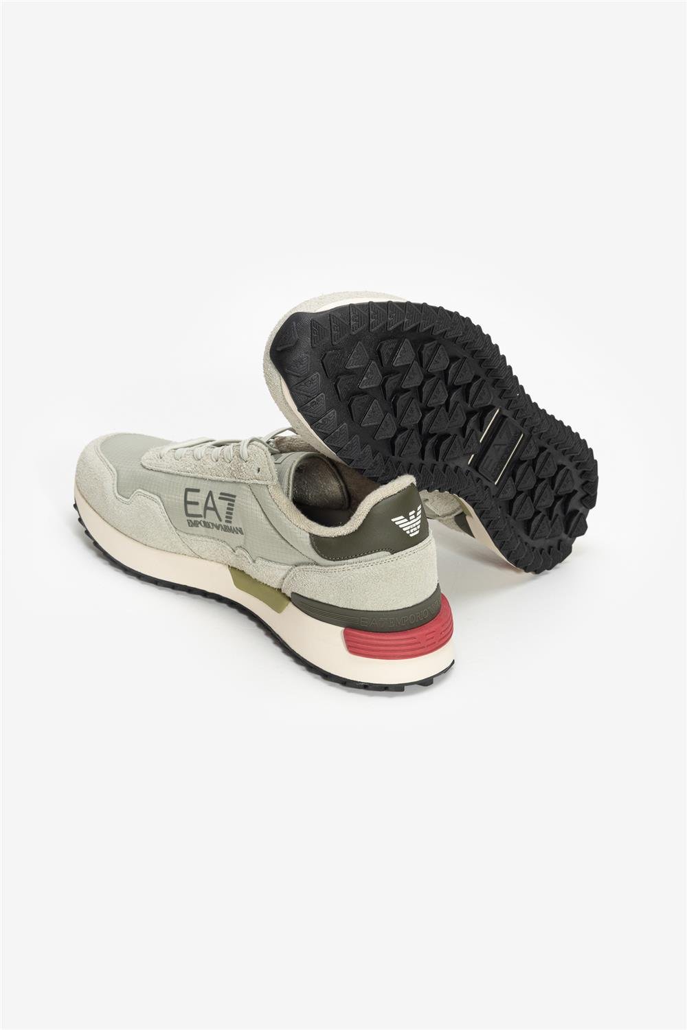 EA7 Black And White 10Th Anniversary Sneakers Çok Renkli