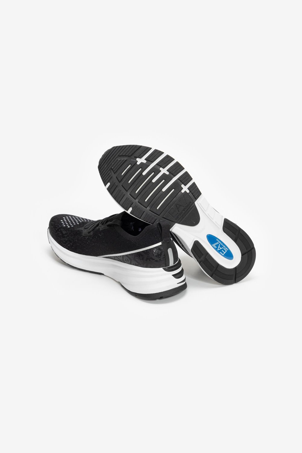 EA7 Black And White 10Th Anniversary Sneakers