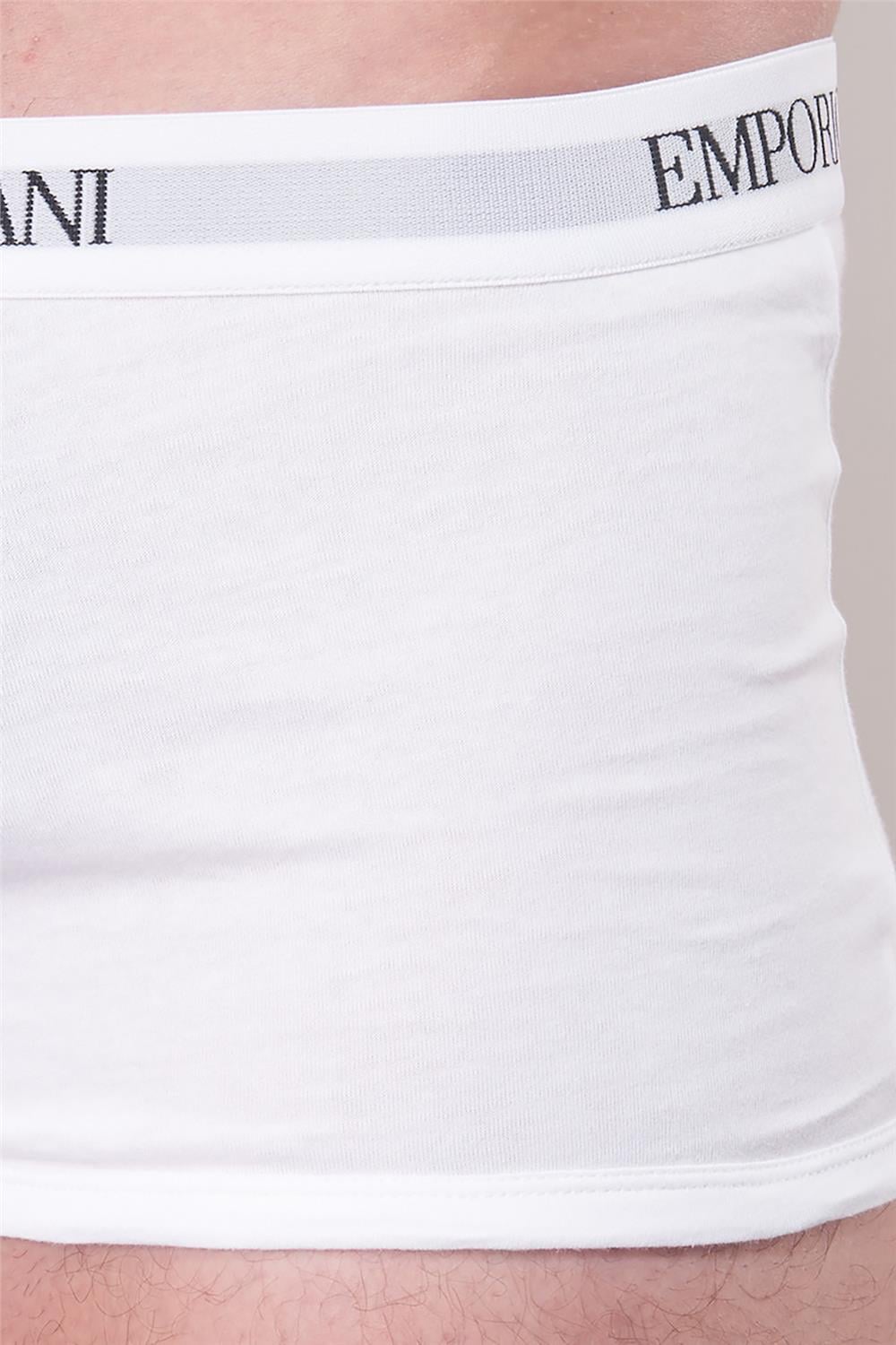 Emporio Armani Erkek 3lü Boxer Beyaz