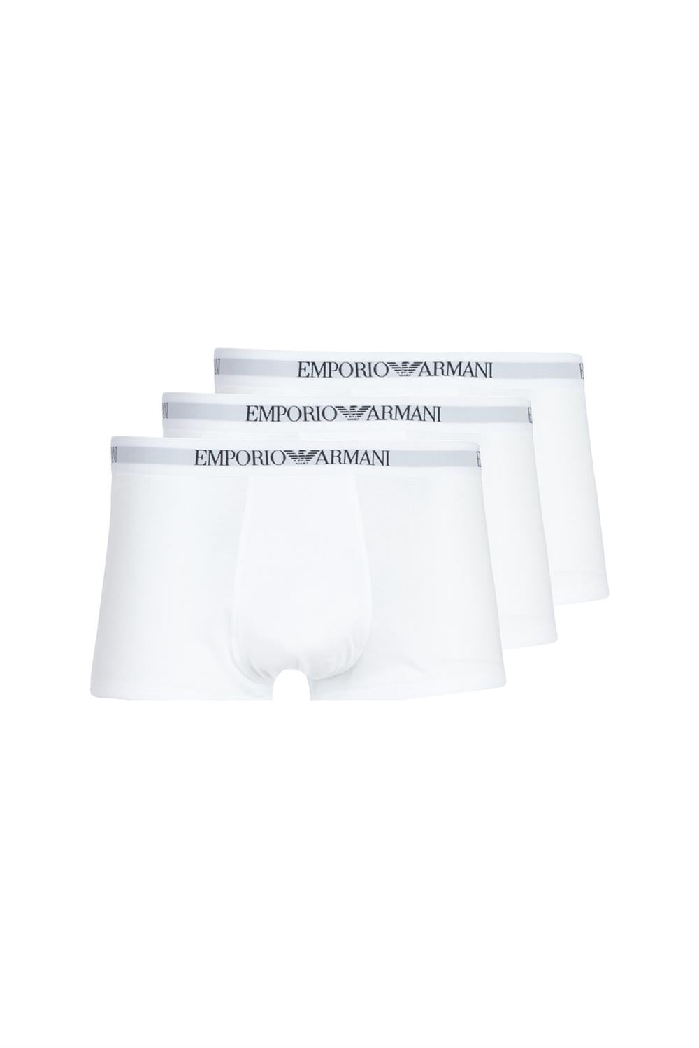 Emporio Armani Erkek 3lü Boxer Beyaz
