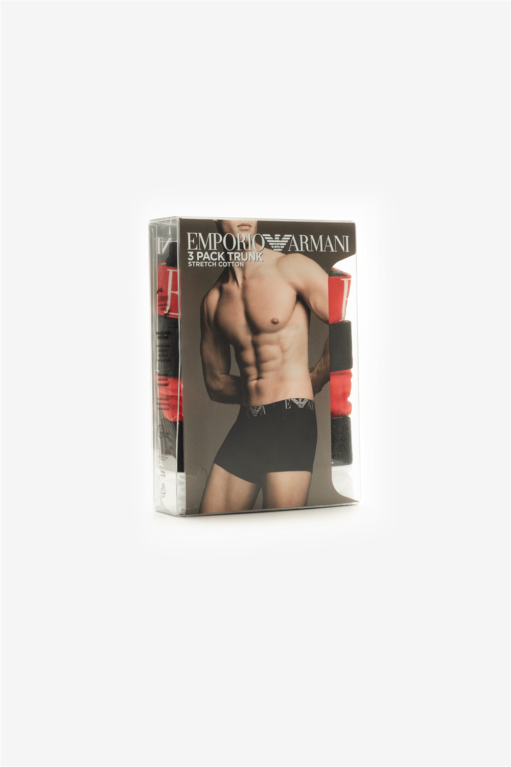 Emporio Armani Erkek 3lü Boxer Siyah