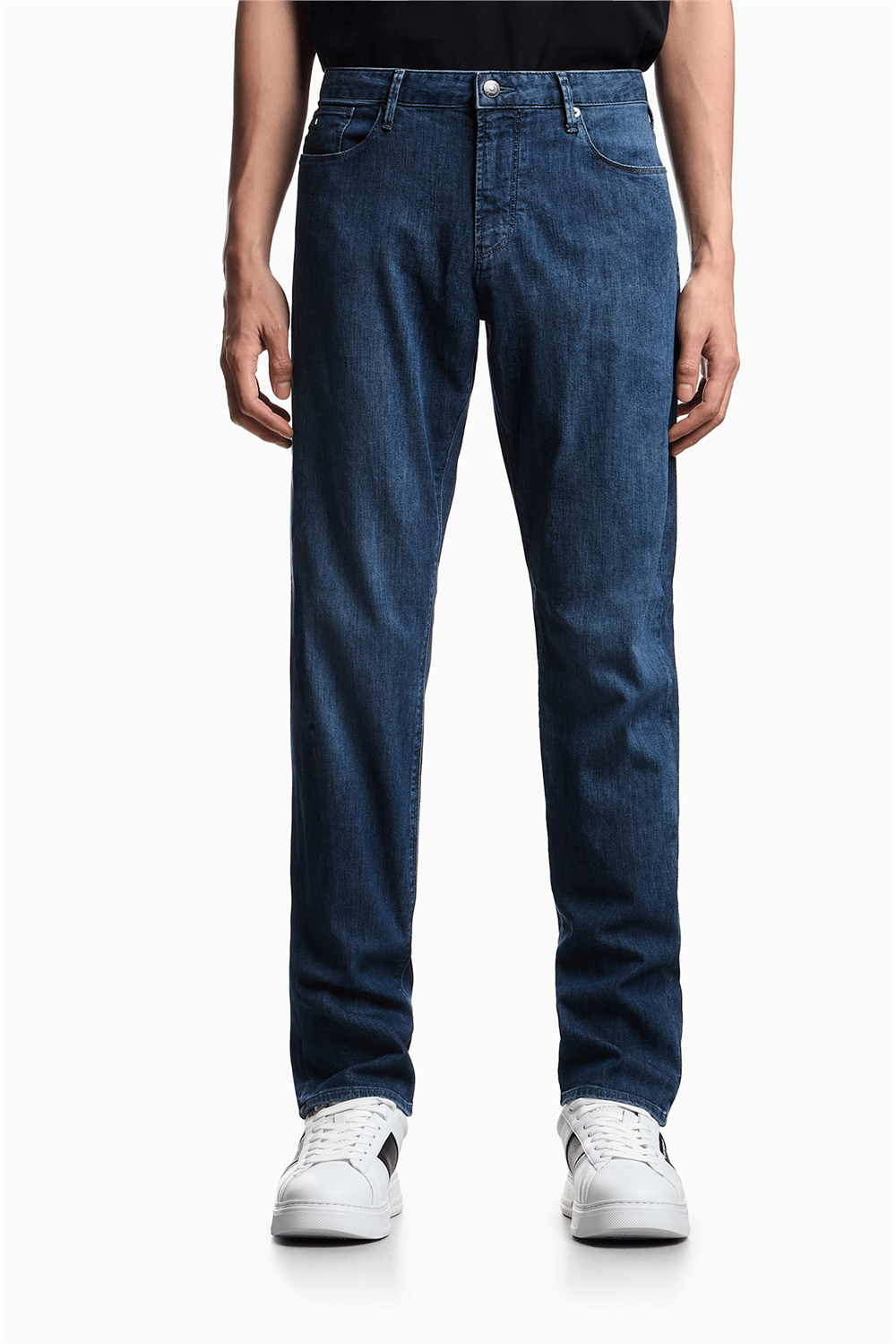 Emporio Armani Erkek 5 Cepli Pantolon Açık Mavi