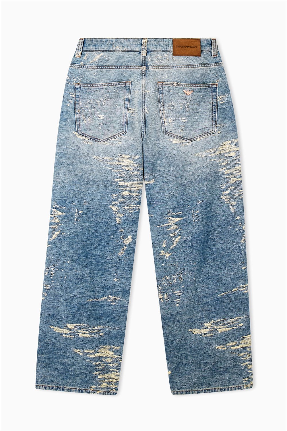 Emporio Armani Erkek 5 Cepli Pantolon Açık Mavi