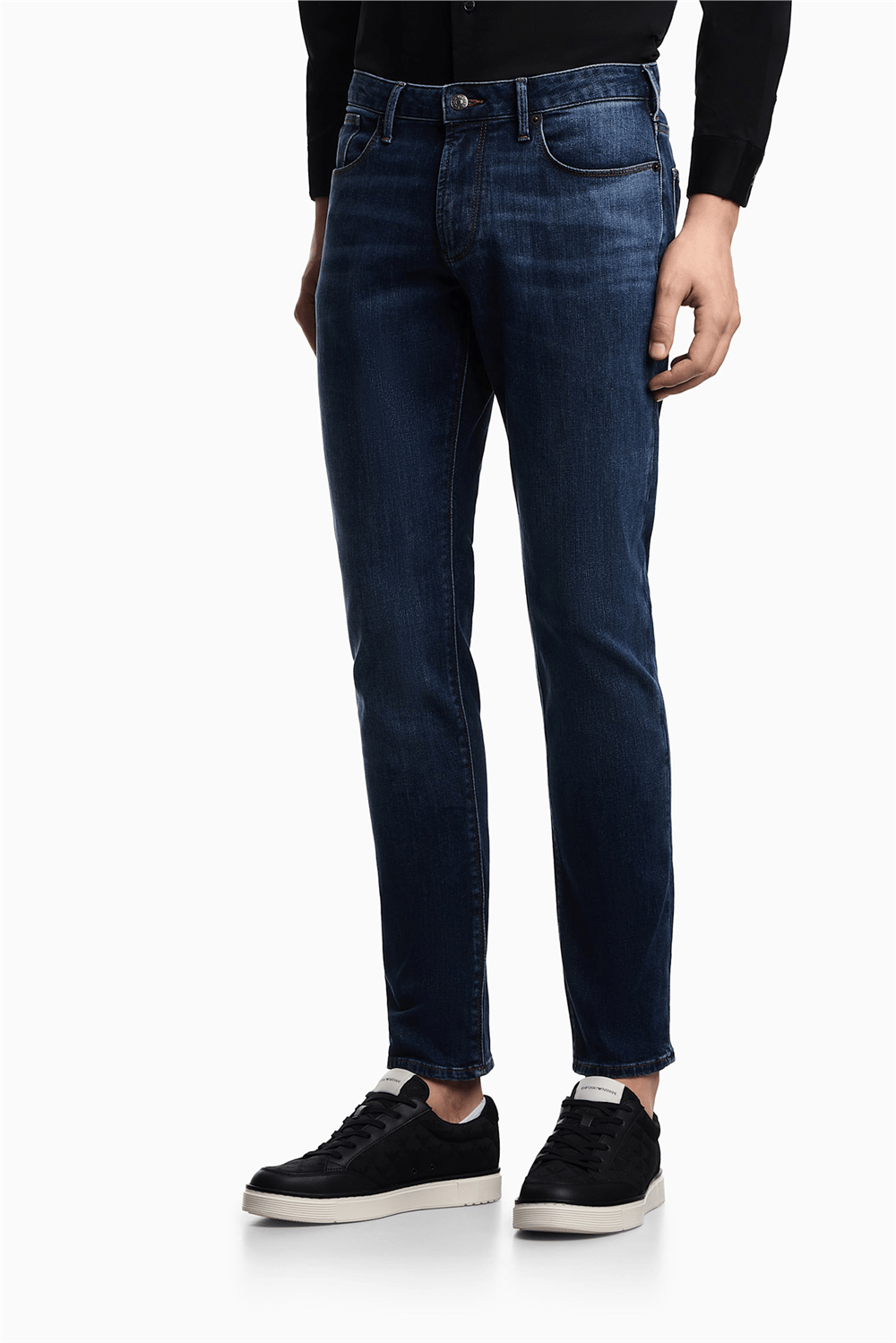 Emporio Armani Erkek 5 Cepli Pantolon İndigo Mavi