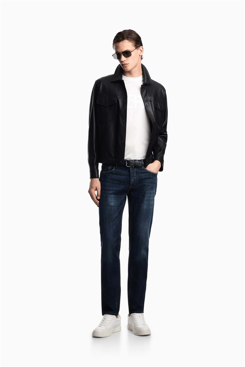Emporio Armani Erkek 5 Cepli Pantolon İndigo Mavi