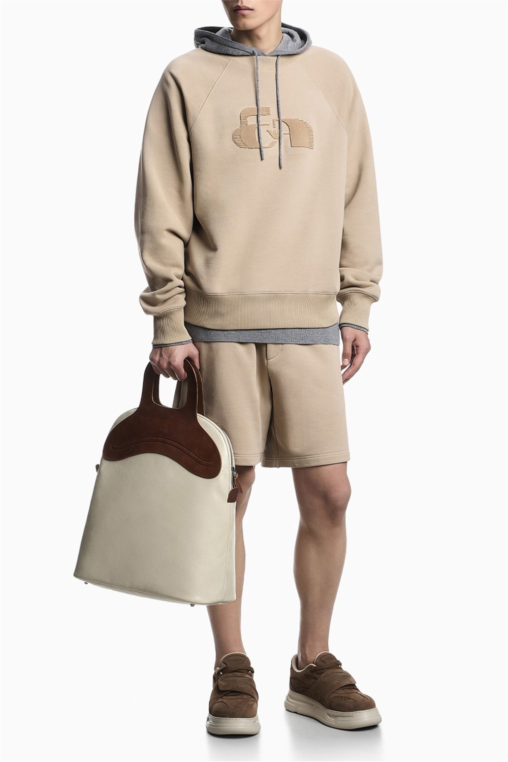 Emporio Armani Erkek Bisiklet Yaka Sweatshirt Çok Renkli