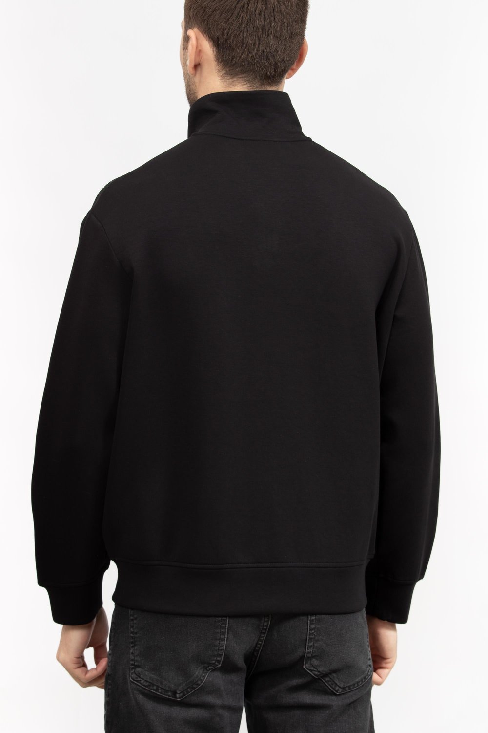 Emporio Armani Erkek Bisiklet Yaka Sweat Siyah